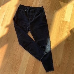 Levi’s Black Distressed Skinny Jeans